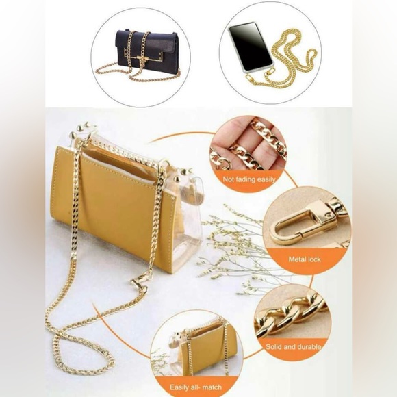 Gold Aftermarket Replacement Chain Length 47.24" - Picture 12 of 16